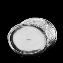 Load image into Gallery viewer, Rare Antique Solid Silver Cellini Tea Caddy Box - Mappin & Webb 1902