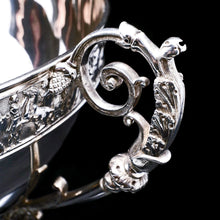 Load image into Gallery viewer, A Magnificent Victorian Solid Silver Centrepiece Bowl with Roman Frieze - Elkington 1899 - Artisan Antiques