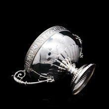 Load image into Gallery viewer, A Magnificent Victorian Solid Silver Centrepiece Bowl with Roman Frieze - Elkington 1899 - Artisan Antiques