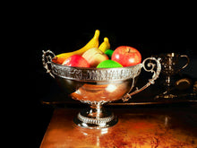 Load image into Gallery viewer, A Magnificent Victorian Solid Silver Centrepiece Bowl with Roman Frieze - Elkington 1899 - Artisan Antiques