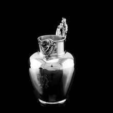 Load image into Gallery viewer, Antique Victorian Solid Silver Milk Pitcher/Jug Unusual Figural Design - Hamilton, Crichton & Co 1874