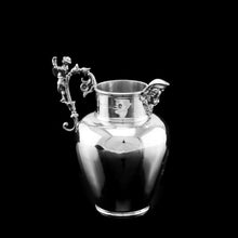 Load image into Gallery viewer, Antique Victorian Solid Silver Milk Pitcher/Jug Unusual Figural Design - Hamilton, Crichton & Co 1874