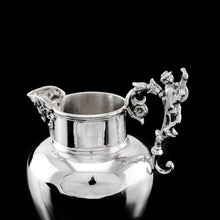 Load image into Gallery viewer, Antique Victorian Solid Silver Milk Pitcher/Jug Unusual Figural Design - Hamilton, Crichton & Co 1874