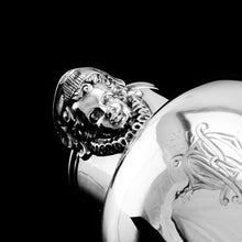 Load image into Gallery viewer, Antique Victorian Solid Silver Milk Pitcher/Jug Unusual Figural Design - Hamilton, Crichton & Co 1874