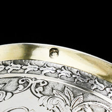 Load image into Gallery viewer, Antique Solid Silver French Mug/Cup with Fine Engravings - 19th Century