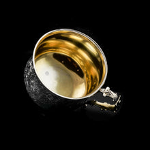 Load image into Gallery viewer, Antique Solid Silver French Mug/Cup with Fine Engravings - 19th Century