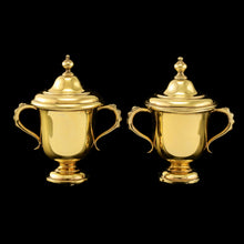 Load image into Gallery viewer, Beautiful Solid Silver Gilt Miniature Cup & Lid Set - Garrard 1928