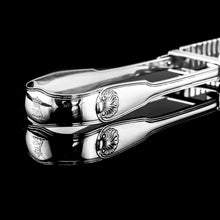 Load image into Gallery viewer, Antique Solid Silver Georgian Asparagus Tongs, Leveson-Gower/Sutherland Crest - 1820