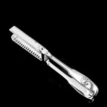 Load image into Gallery viewer, Antique Solid Silver Georgian Asparagus Tongs, Leveson-Gower/Sutherland Crest - 1820