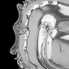 Load image into Gallery viewer, Antique Solid Silver Georgian Basket with Magnificent Gadrooning - Samuel Hennell 1811