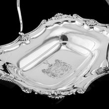 Load image into Gallery viewer, Antique Solid Silver Georgian Basket with Magnificent Gadrooning - Samuel Hennell 1811