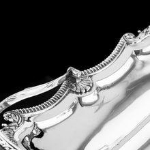 Load image into Gallery viewer, Antique Solid Silver Georgian Basket with Magnificent Gadrooning - Samuel Hennell 1811