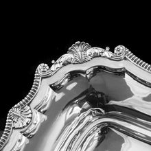 Load image into Gallery viewer, Antique Solid Silver Georgian Basket with Magnificent Gadrooning - Samuel Hennell 1811