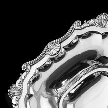 Load image into Gallery viewer, Antique Solid Silver Georgian Basket with Magnificent Gadrooning - Samuel Hennell 1811
