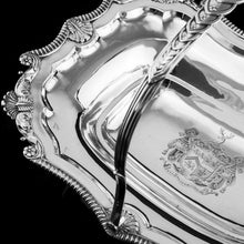 Load image into Gallery viewer, Antique Solid Silver Georgian Basket with Magnificent Gadrooning - Samuel Hennell 1811