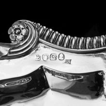 Load image into Gallery viewer, Antique Solid Silver Georgian Basket with Magnificent Gadrooning - Samuel Hennell 1811