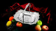 Load image into Gallery viewer, Antique Solid Silver Georgian Basket with Magnificent Gadrooning - Samuel Hennell 1811