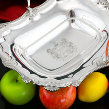 Load image into Gallery viewer, Antique Solid Silver Georgian Basket with Magnificent Gadrooning - Samuel Hennell 1811