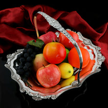 Load image into Gallery viewer, Antique Solid Silver Georgian Basket with Magnificent Gadrooning - Samuel Hennell 1811