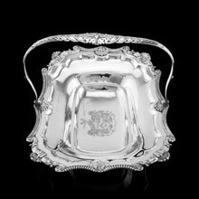 Load image into Gallery viewer, Antique Solid Silver Georgian Basket with Magnificent Gadrooning - Samuel Hennell 1811