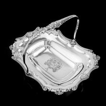 Load image into Gallery viewer, Antique Solid Silver Georgian Basket with Magnificent Gadrooning - Samuel Hennell 1811