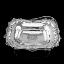 Load image into Gallery viewer, Antique Solid Silver Georgian Basket with Magnificent Gadrooning - Samuel Hennell 1811