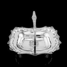 Load image into Gallery viewer, Antique Solid Silver Georgian Basket with Magnificent Gadrooning - Samuel Hennell 1811