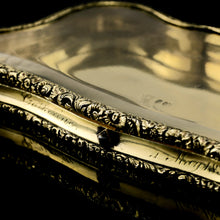 Load image into Gallery viewer, A Rare Georgian Solid Silver Gilt Snuff Box with Rock Crystal - Charles Rawlings & William Summers, 1833