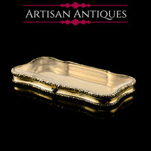 Load image into Gallery viewer, A Rare Georgian Solid Silver Gilt Snuff Box with Rock Crystal - Charles Rawlings & William Summers, 1833