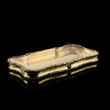 Load image into Gallery viewer, A Rare Georgian Solid Silver Gilt Snuff Box with Rock Crystal - Charles Rawlings & William Summers, 1833