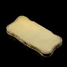 Load image into Gallery viewer, A Rare Georgian Solid Silver Gilt Snuff Box with Rock Crystal - Charles Rawlings & William Summers, 1833