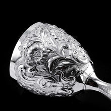 Load image into Gallery viewer, Antique Georgian Solid Silver Goblet/Cup with High Emboss Chasing - Solomon Hougham 1801