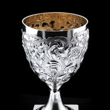 Load image into Gallery viewer, Antique Georgian Solid Silver Goblet/Cup with High Emboss Chasing - Solomon Hougham 1801