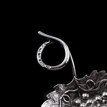 Load image into Gallery viewer, Antique Georgian Solid Silver Tea Caddy Spoon Vine Leaf Design - Joseph Willmore 1814