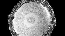 Load image into Gallery viewer, A Large Antique Solid Silver Georgian Salver/Tray (47cm, 3kg+) with Marvellous Cast Decorations - London 1808