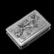 Load image into Gallery viewer, Rare Antique Georgian Solid Silver Mazeppa Snuff Box - Edward Smith 1836
