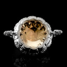 Load image into Gallery viewer, Antique Solid Silver Georgian Tea Set, 'Melon Shaped' with Floral Chasing - Robert Hennell 1826