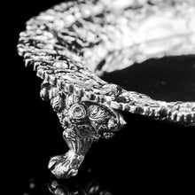 Load image into Gallery viewer, A Stunning English Georgian Solid Silver Salver Tray with Rococo Decoration - William Eaton 1818