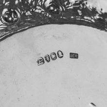 Load image into Gallery viewer, A Stunning English Georgian Solid Silver Salver Tray with Rococo Decoration - William Eaton 1818