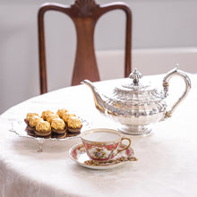 Load image into Gallery viewer, Antique Georgian Solid Silver Salver with Rococo Border - Thomas Hannam & Richard Mills 1763