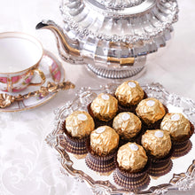 Load image into Gallery viewer, Antique Georgian Solid Silver Salver with Rococo Border - Thomas Hannam & Richard Mills 1763