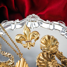 Load image into Gallery viewer, Antique Georgian Solid Silver Salver with Rococo Border - Thomas Hannam & Richard Mills 1763