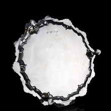 Load image into Gallery viewer, Antique Georgian Solid Silver Salver with Rococo Border - Thomas Hannam & Richard Mills 1763