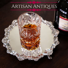 Load image into Gallery viewer, Antique Georgian Solid Silver Salver with Rococo Border - Thomas Hannam & Richard Mills 1763