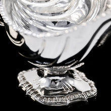 Load image into Gallery viewer, Antique Georgian Solid Sterling Silver Sauce Boat Nautilus Design Armorial Interest - William Shaw 1766 - Artisan Antiques