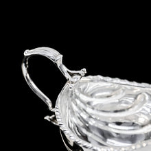 Load image into Gallery viewer, Antique Georgian Solid Sterling Silver Sauce Boat Nautilus Design Armorial Interest - William Shaw 1766 - Artisan Antiques