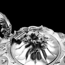 Load image into Gallery viewer, A Magnificent Georgian Solid Silver Tea Set / Service 3 Piece Set - Barnard 1835