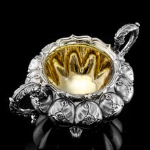 Load image into Gallery viewer, A Magnificent Georgian Solid Silver Tea Set / Service 3 Piece Set - Barnard 1835