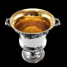 Load image into Gallery viewer, A Magnificent Antique Georgian Solid Silver Cup/Wine Cooler Grapevine & Figural Design - J W Story & W Elliott 1811