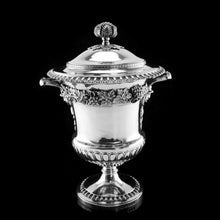 Load image into Gallery viewer, A Magnificent Antique Georgian Solid Silver Cup/Wine Cooler Grapevine & Figural Design - J W Story & W Elliott 1811